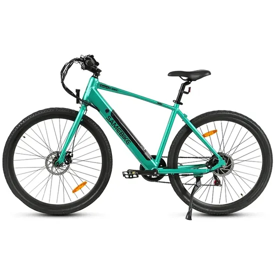 Joykie OEM 24 スピード アルミ合金フォーク サスペンション 700c サイクル ハイブリッド バイク 男性用